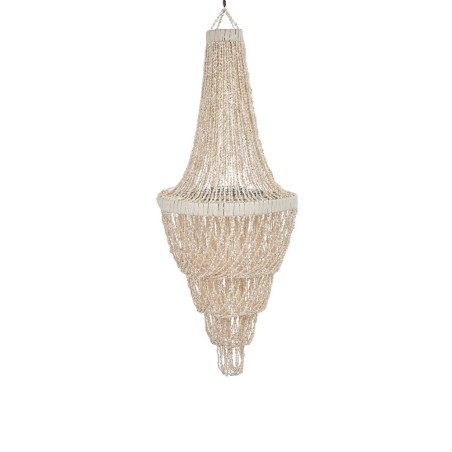 Grande suspension lustre naturel