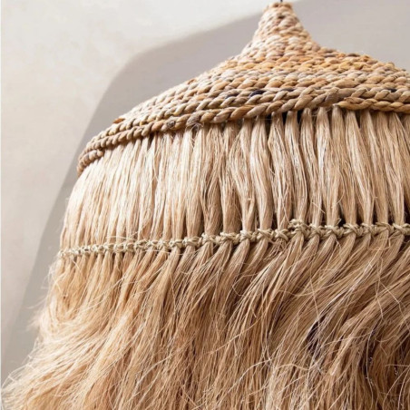 Suspension beige naturelle bohème