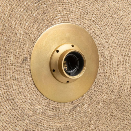 Applique ronde fibres naturelles