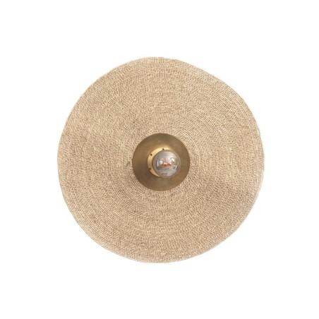 Applique murale ronde beige