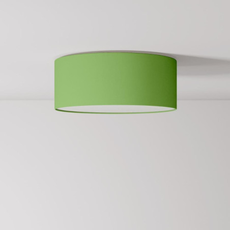 plafonnier avec diffuseur vert design