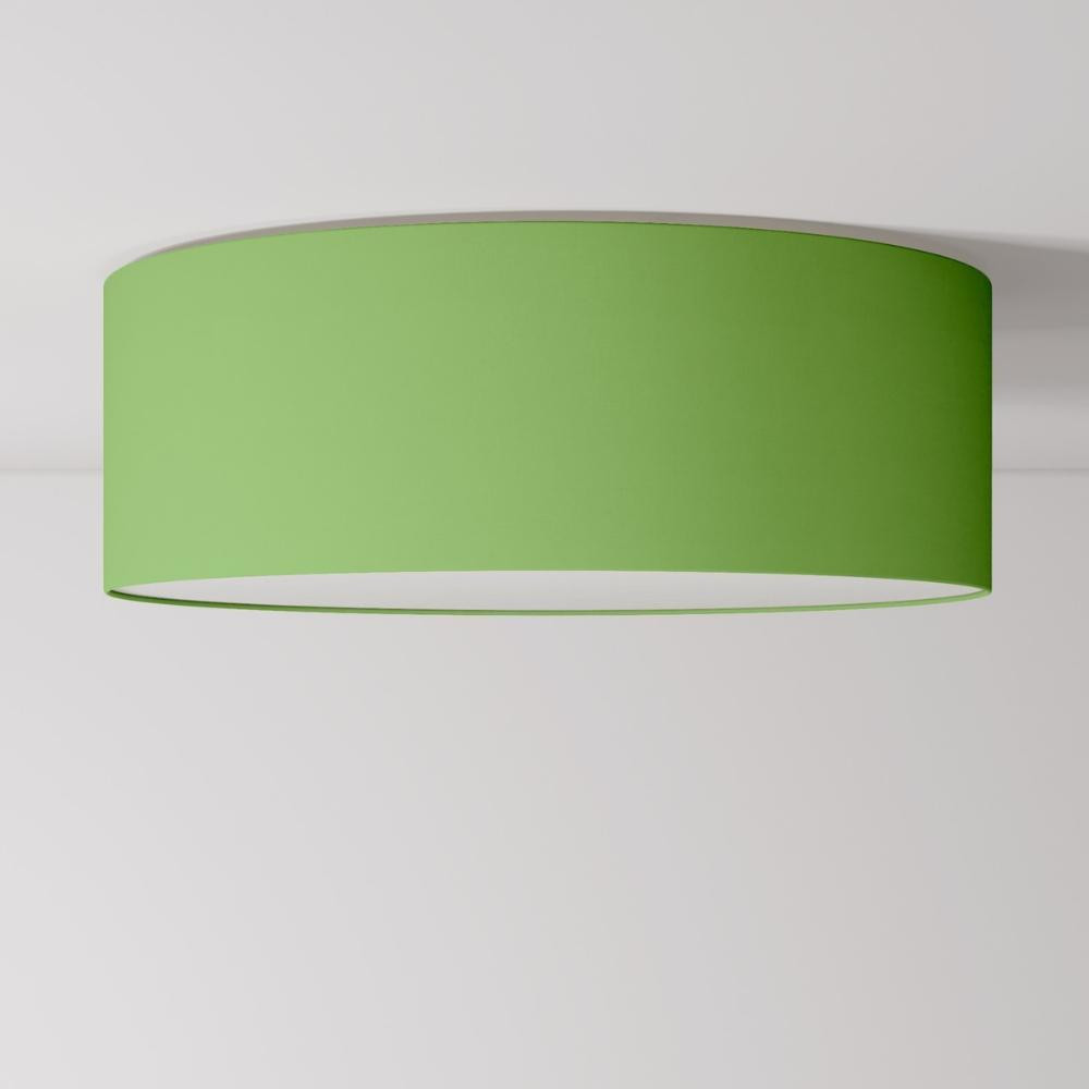Grand plafonnier vert pistache XXL