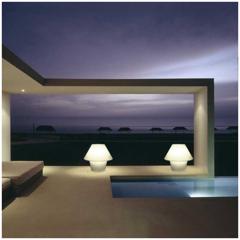 Lampe extérieur blanche à poser Lampe Avenue