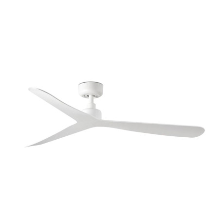 ventilateur plafond incliné blanc