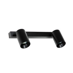 Spots orientables tubes noirs