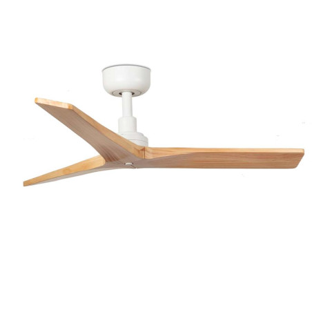 Ventilateur FARO KLIM bois clair sans lumière moteur DC silencieux