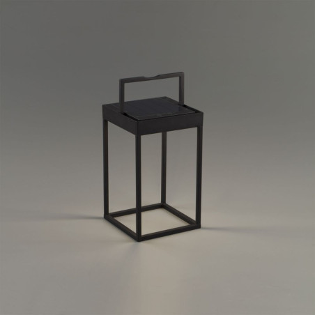 borne solaire alu noir