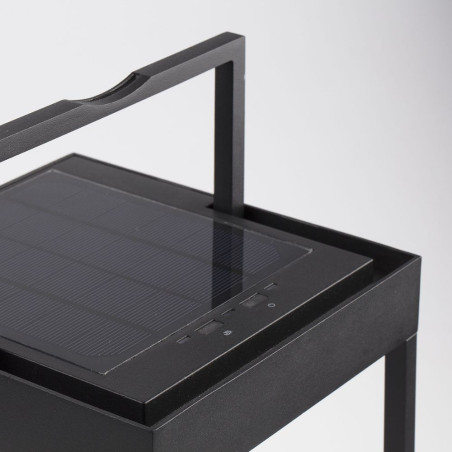 balise jardin solaire portable