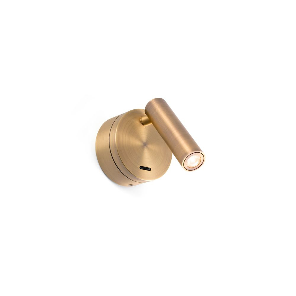 Applique hotel liseuse bronze