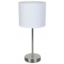 Lampe design métal et blanc