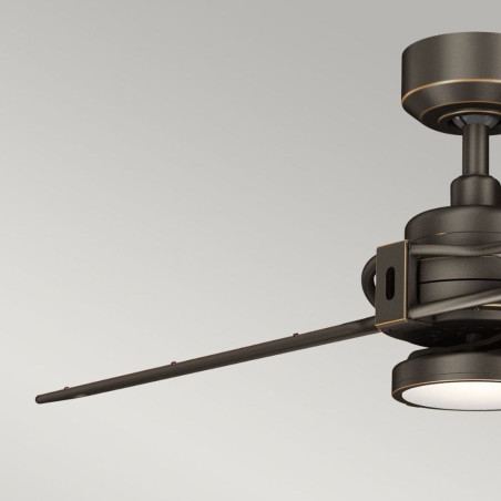 Ventilateur design marron et noir