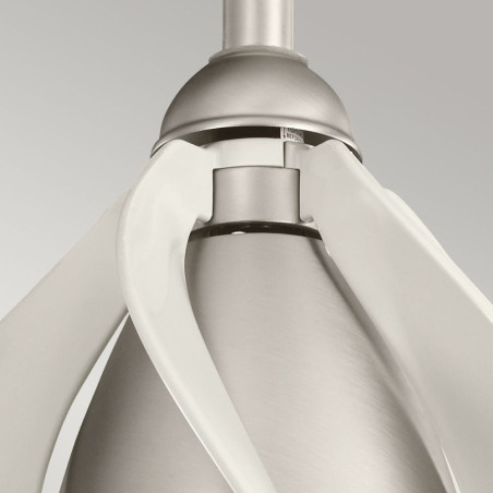 ventilateur moulinet nickel brossé