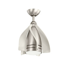 ventilateur compact argenté