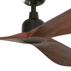 Ventilateur extérieur pales noyer