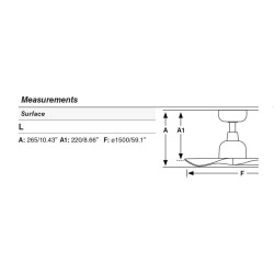 ventilateur terrasse bois