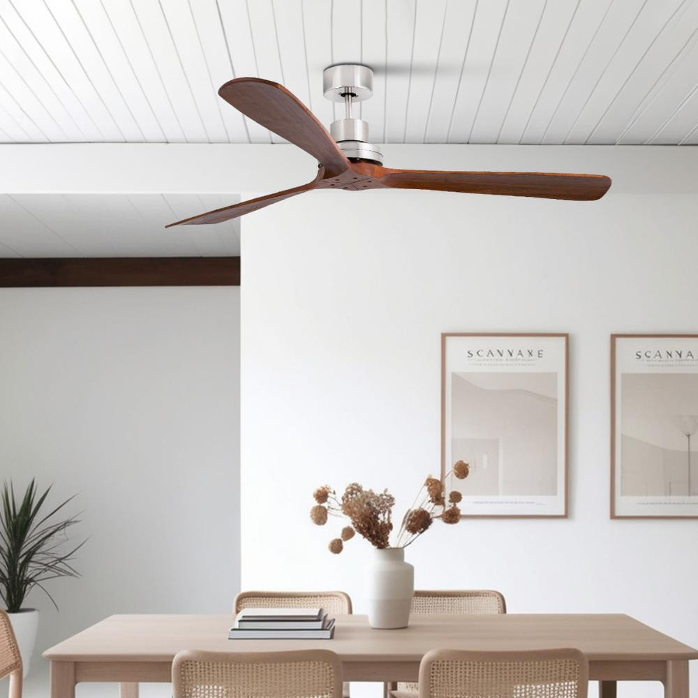 Ventilateur de plafond XL bois et métal