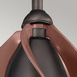 ventilateur moulinet bronze brossé