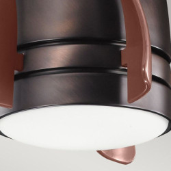 ventilateur plafond incliné moulinet bronze