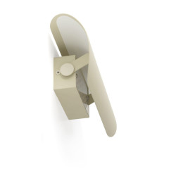 applique demi-lune beige orientable