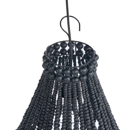 abat-jour design perles noires