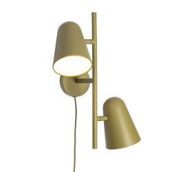 Applique de chevet verte orientable