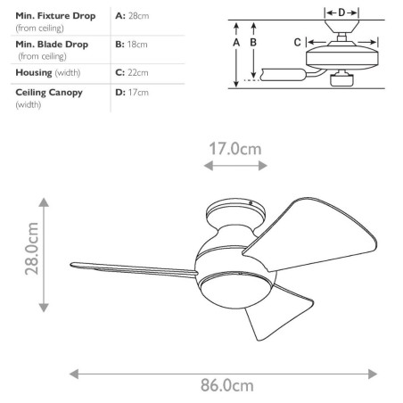 ventilateur intérieur chromé