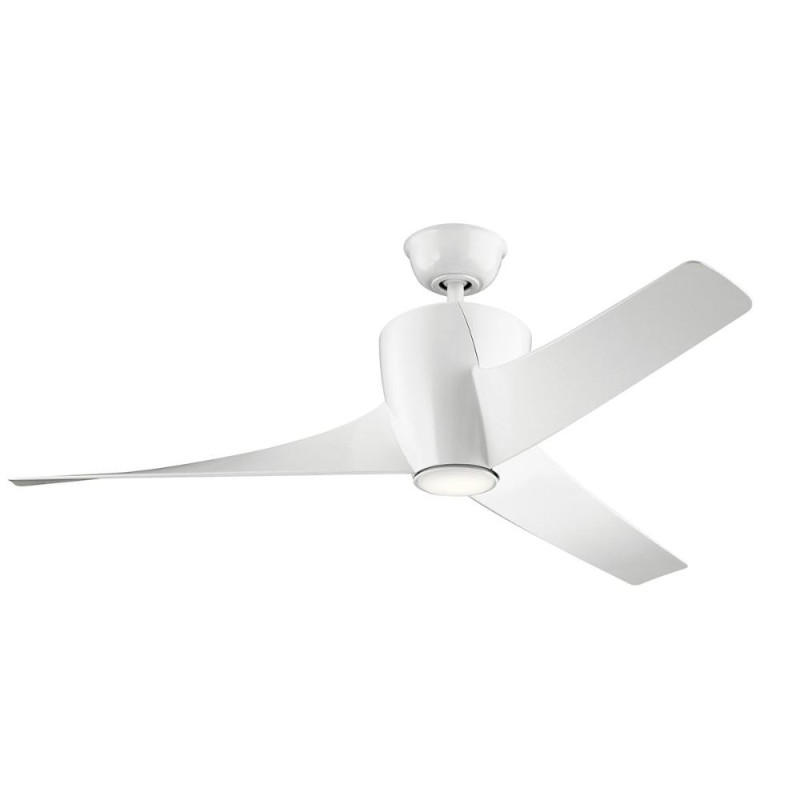 ventilateur blanc intérieur avec lumiére