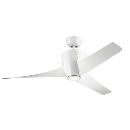 ventilateur blanc intérieur avec lumiére