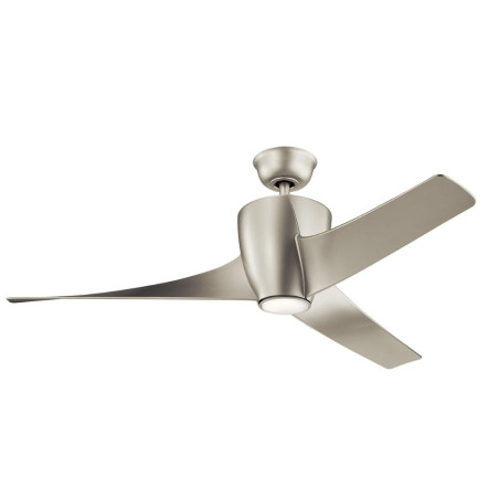 ventilateur de plafond design chromé