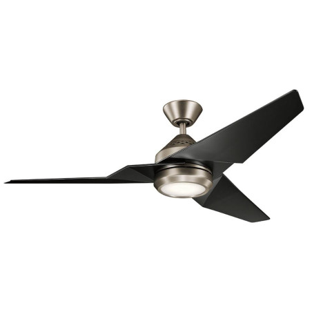 ventilateur de plafond lumineux noir