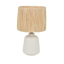 Lampe en céramique naturelle