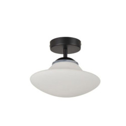 Plafonnier en métal blanc IP44