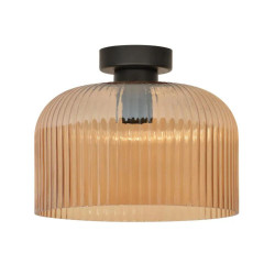 Plafonnier rond en verre