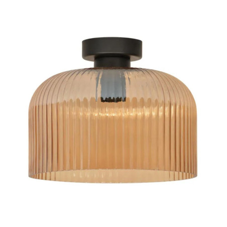 Plafonnier rond en verre