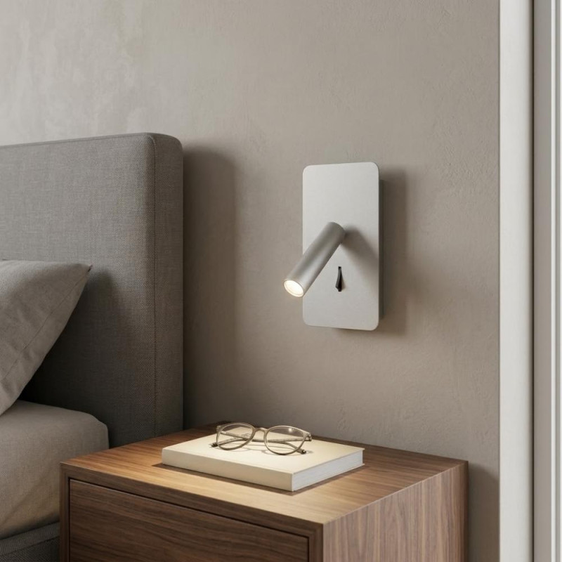 Applique intérieur orientable grise