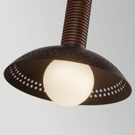 applique intérieure noire mate lumière chaude