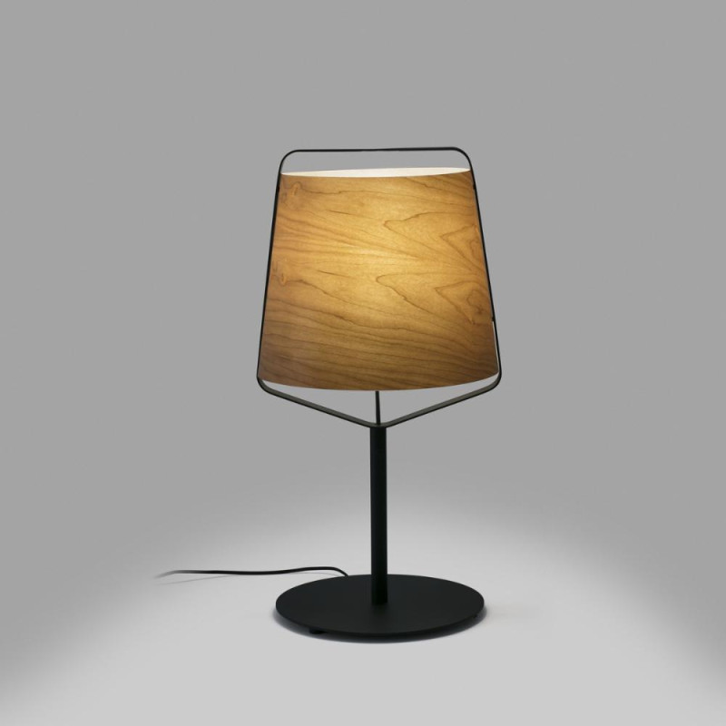 lampe à poser en bois