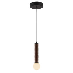 Suspension noire texturée pour chambre