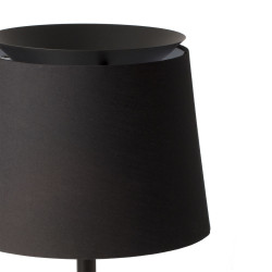lampe murale noire avec liseuse
