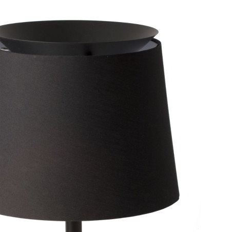 lampe murale noire avec liseuse