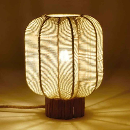 Lampe naturelle bohème