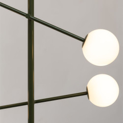 lampadaire design moderne vert