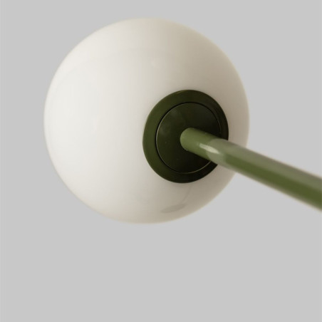 lampadaire vert tiges réglables