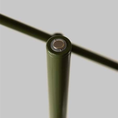 lampadaire contemporain vert bouteille