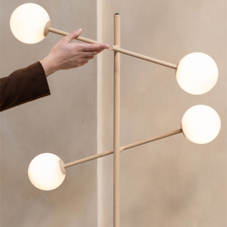 lampadaire beige style contemporain