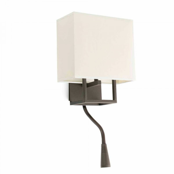 Applique Beige Et Marron Avec Liseuse En Vente Sur Lampe Avenue