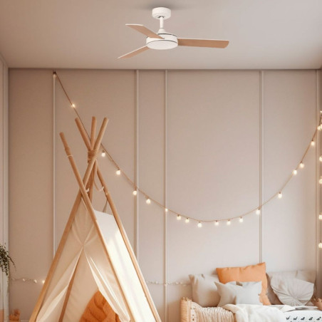 ventilateur de plafond blanc 106cm