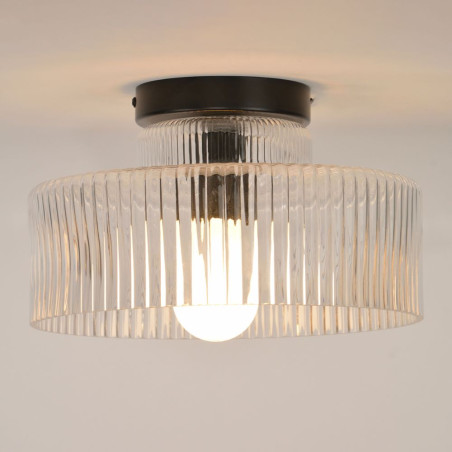 plafonnier en verre pour couloir