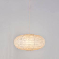 Suspension blanche en papier de riz
