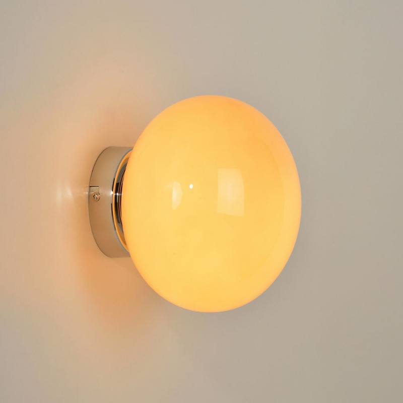 Plafonnier rond en verre pour cuisine